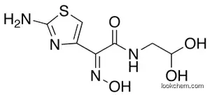 Molecular Structure of 178422-40-7 ((Z)-2-(2-Aminothiazol-4-yl)-N-(2,2-dihydroxyethyl)-2-(hydroxyimino)acetamide)